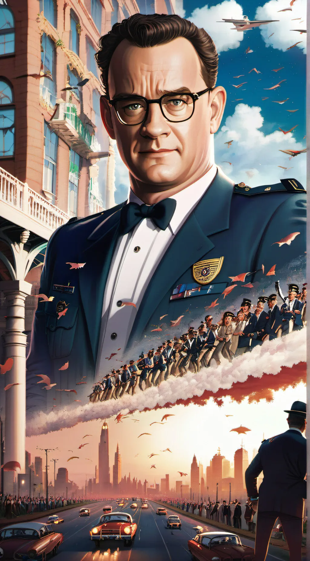 ai character: Carl Hanratty  background