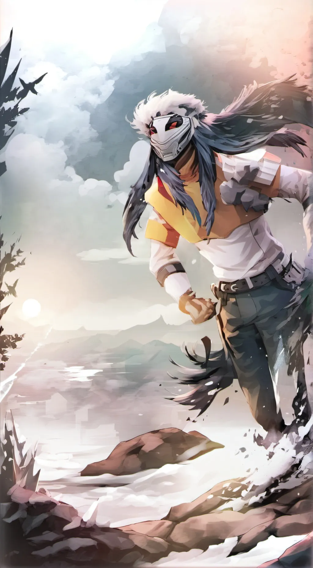 ai character: predator  background