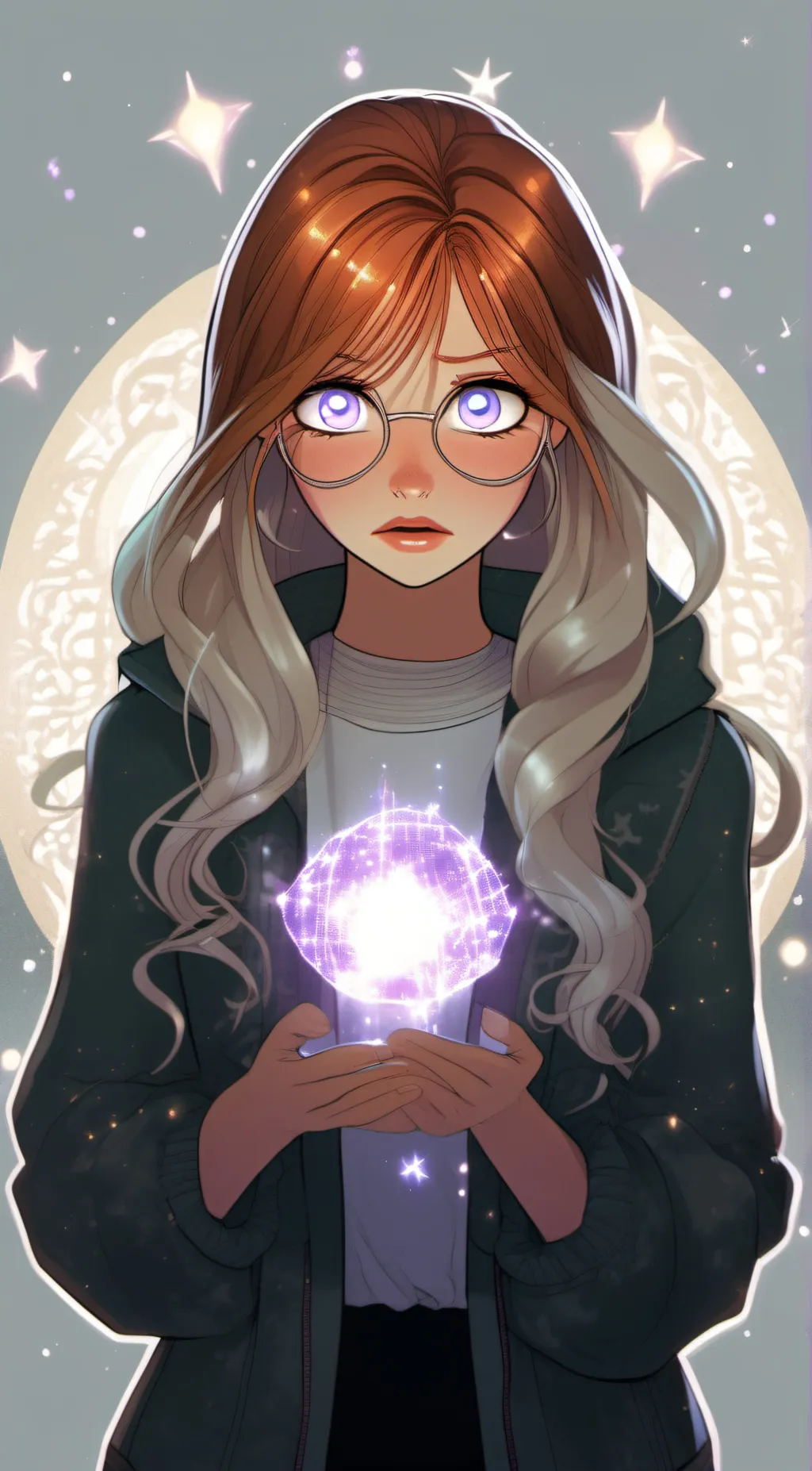 ai character: Ivory background