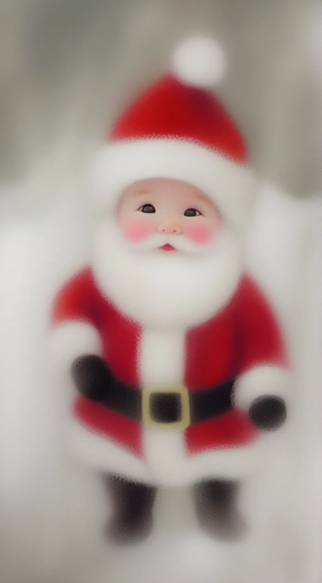 ai character: Mini Santa background
