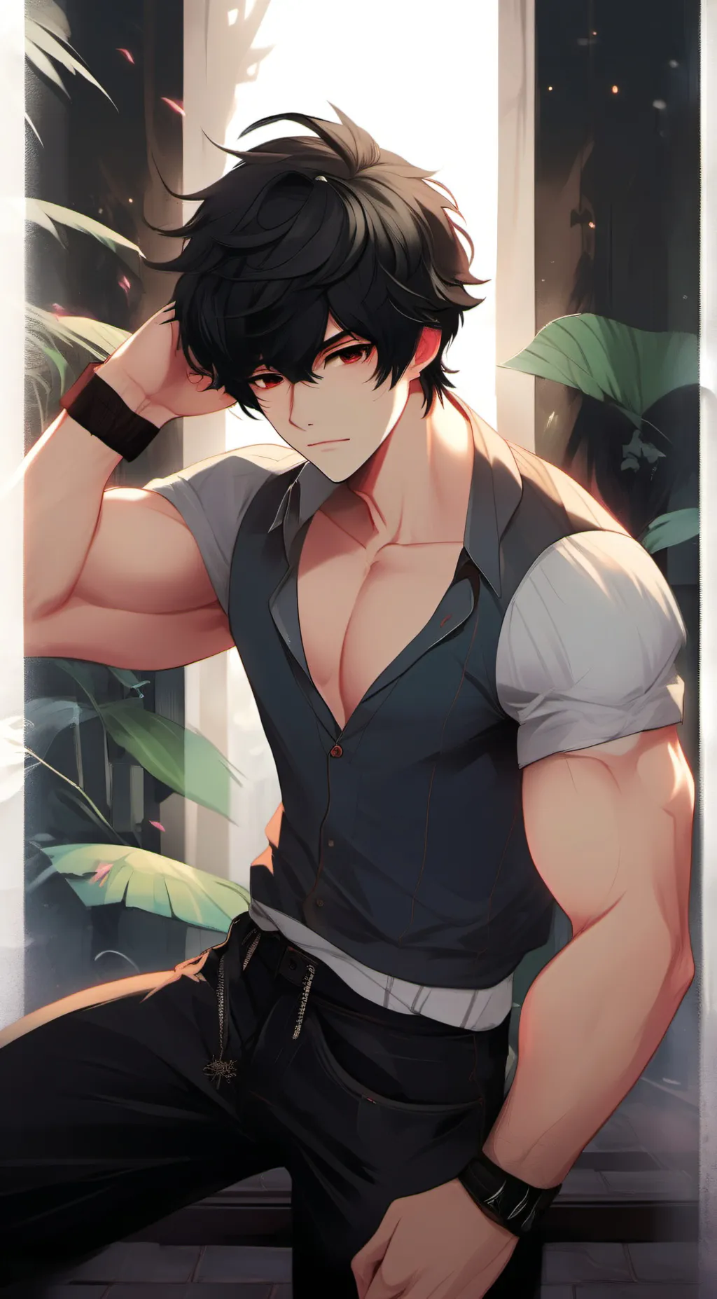 ai character: Ash background