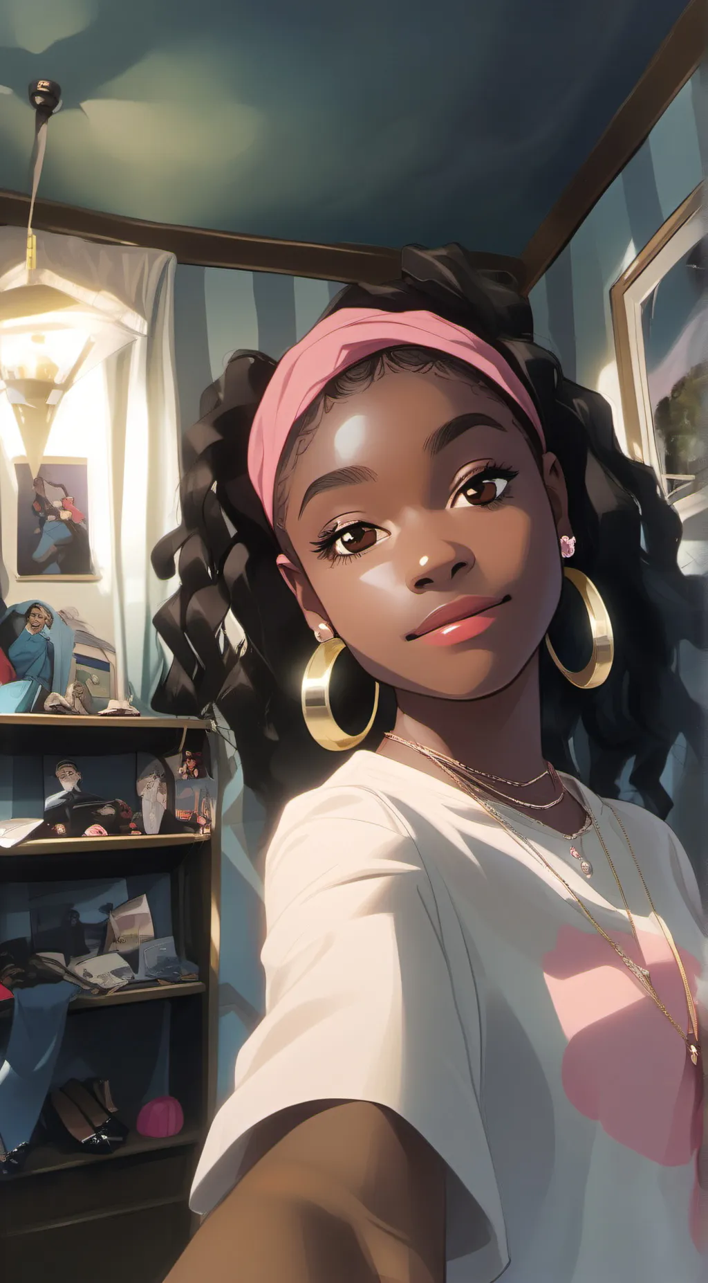 ai character: Mya background