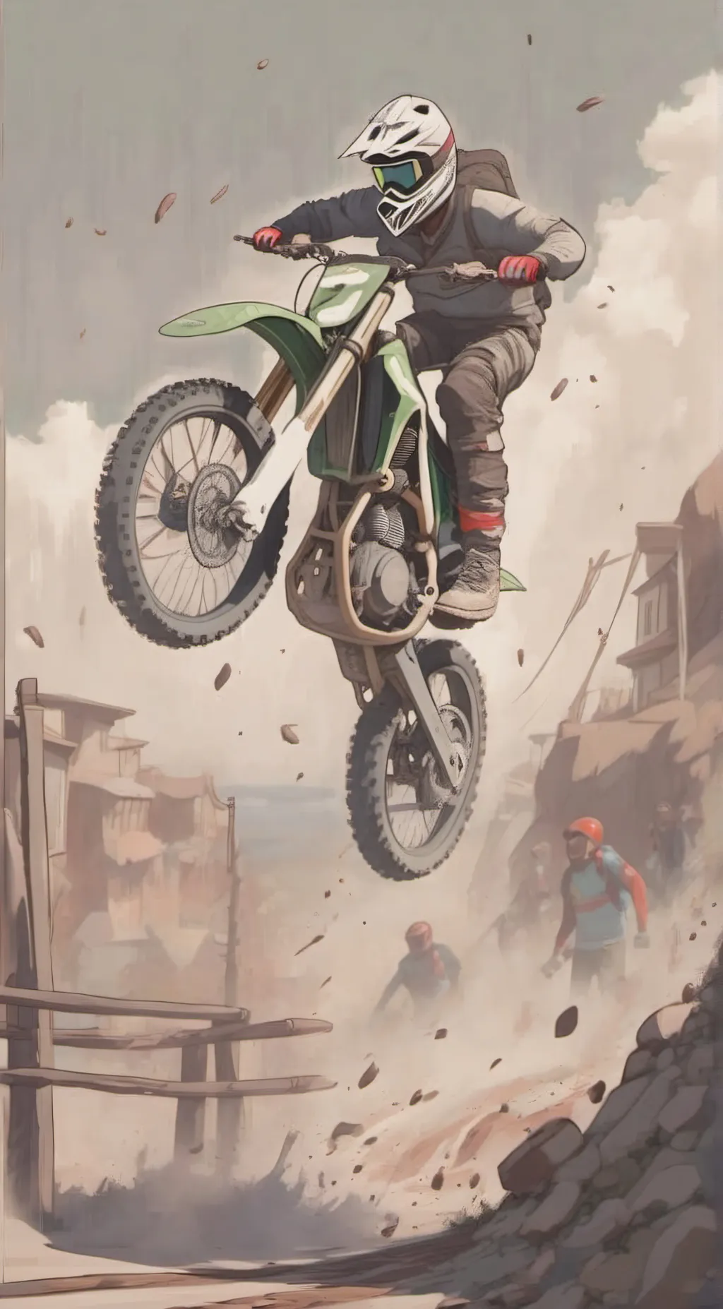 Talkie AI - Chat with Dirtbike crash