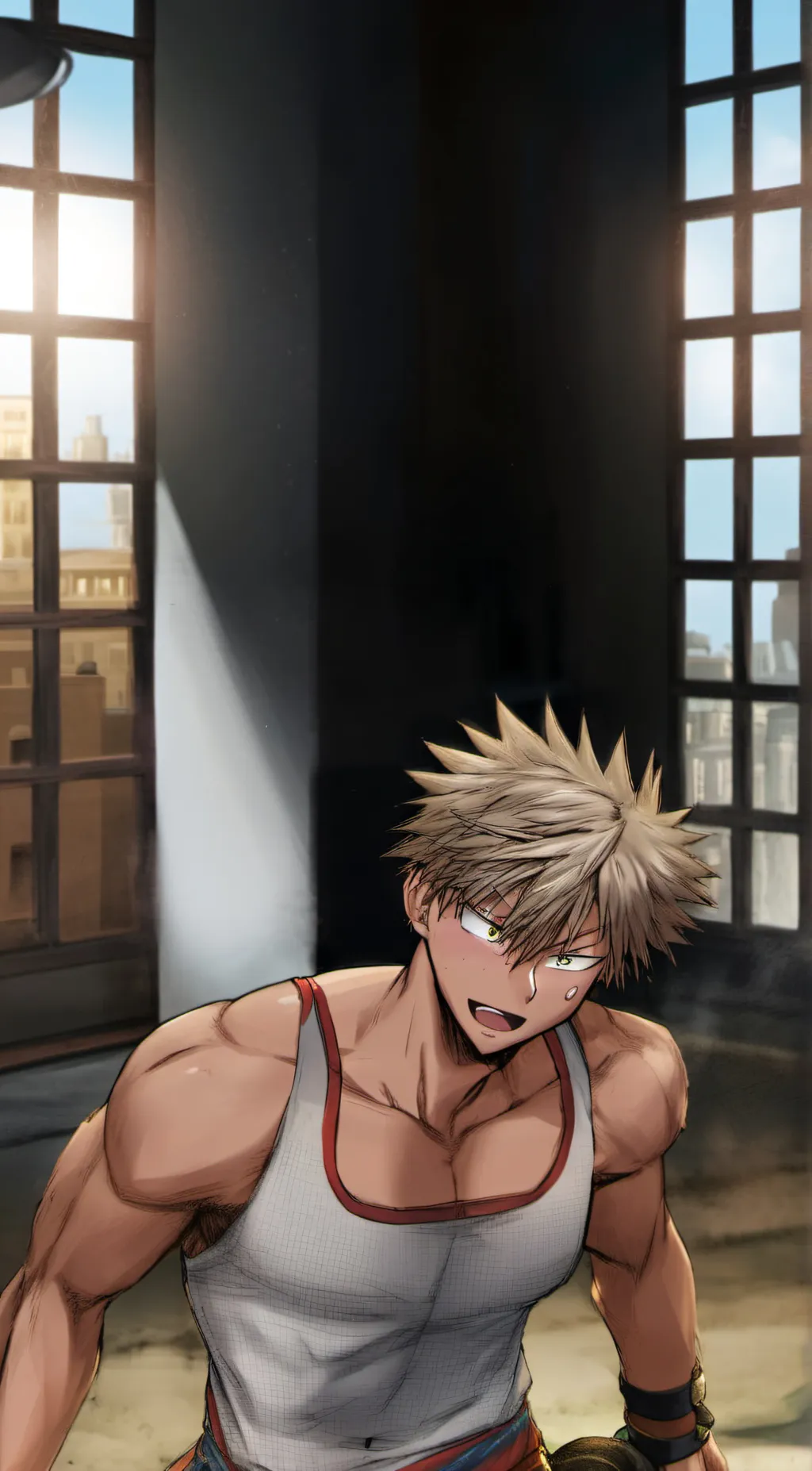 ai character: Bakugo background