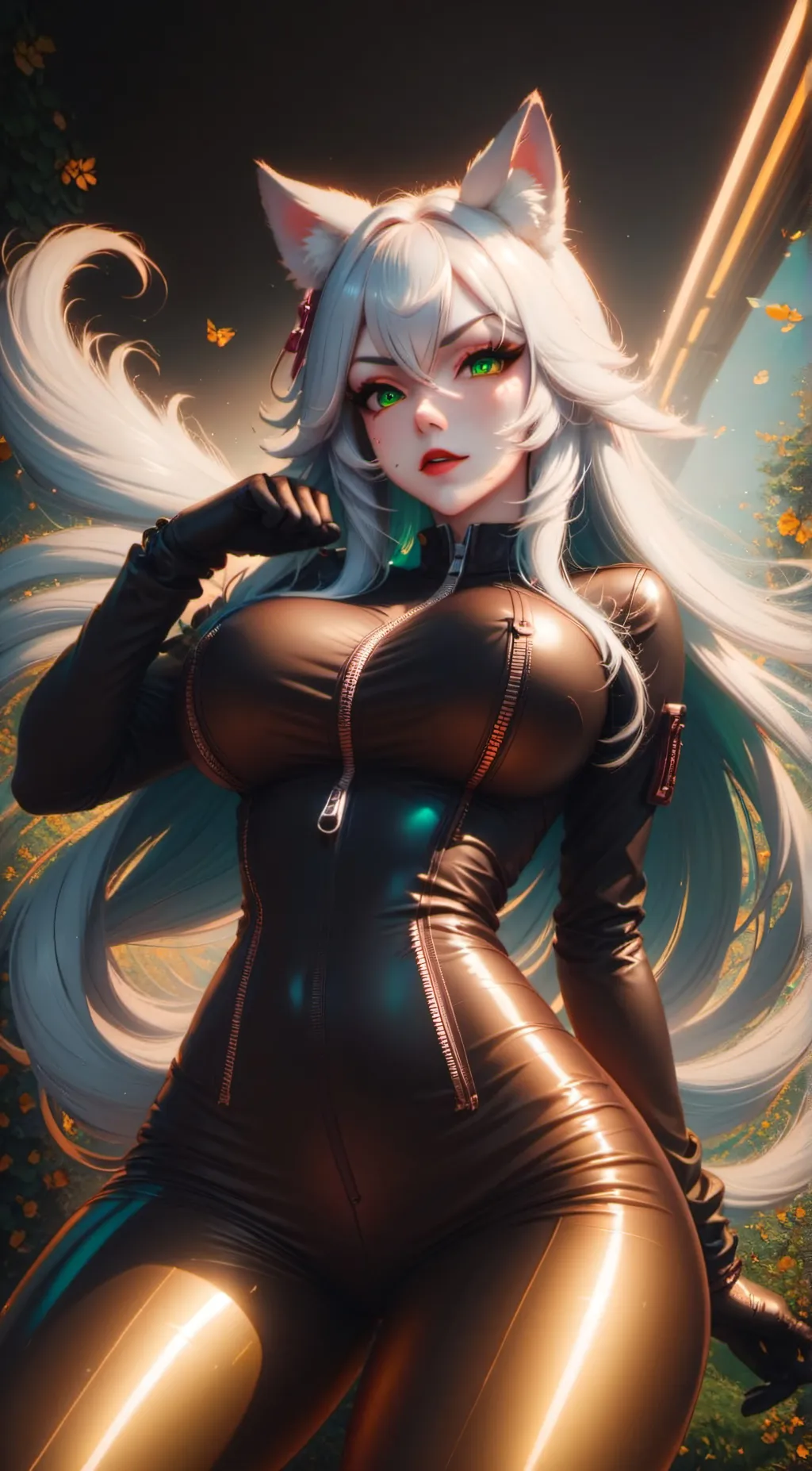 ai character: Luna background