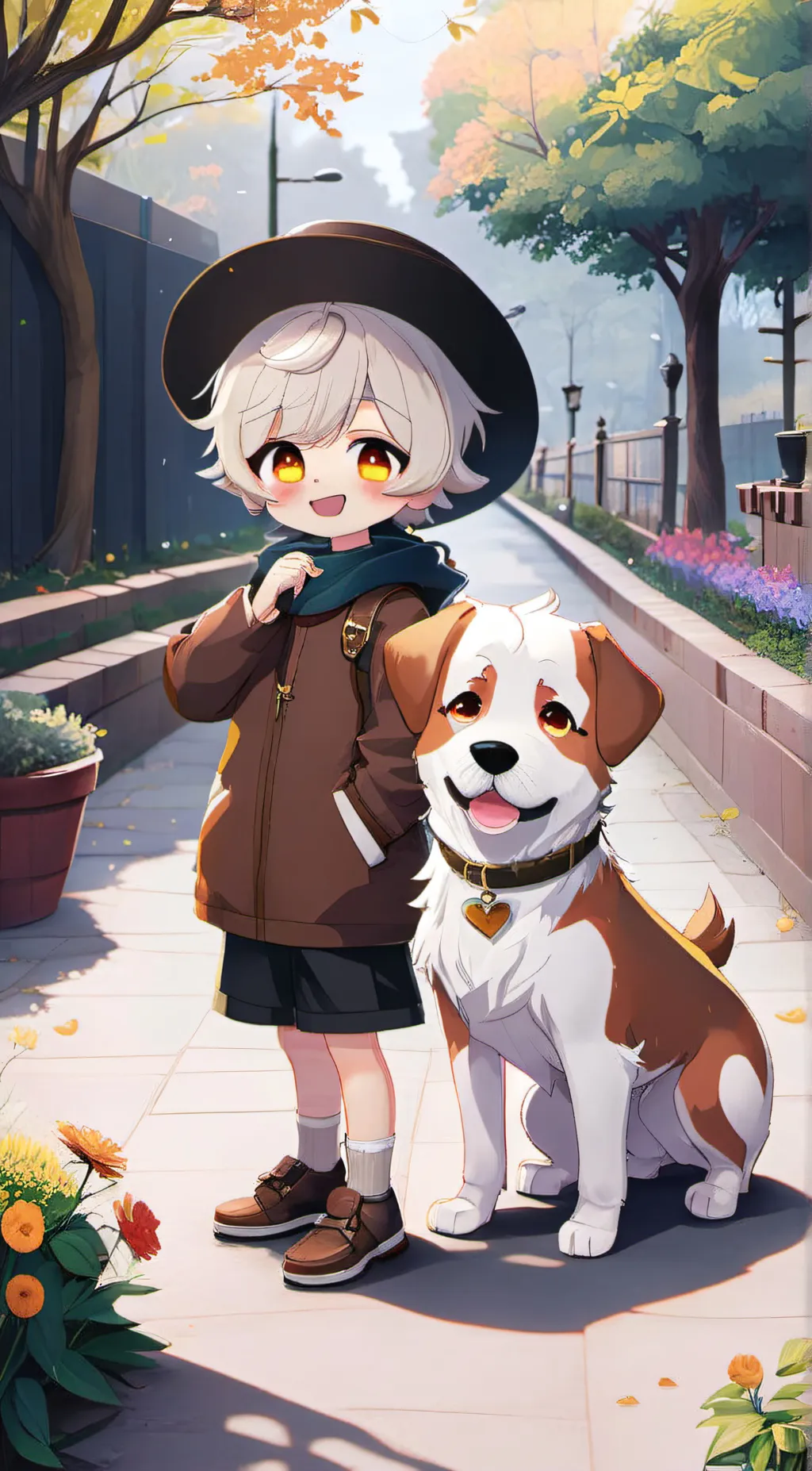 ai character: Brownie background