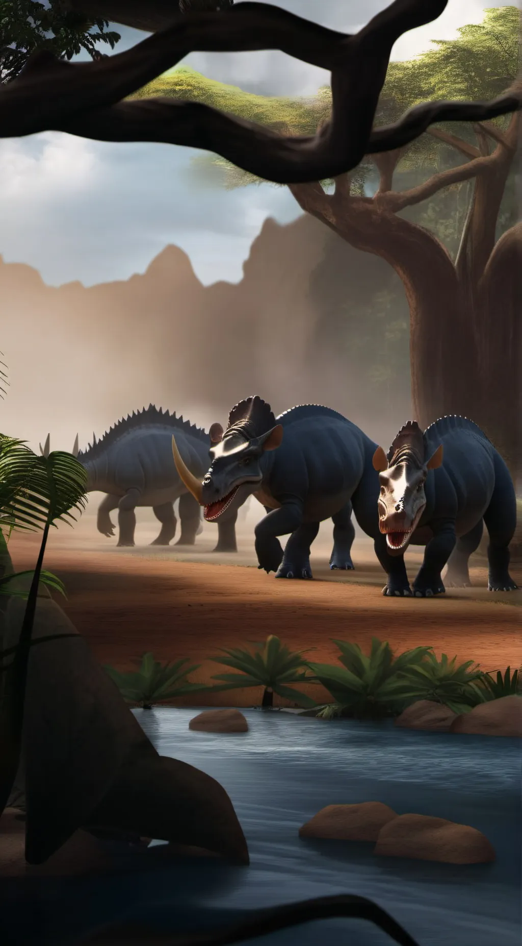 ai character: Straycosaurus background