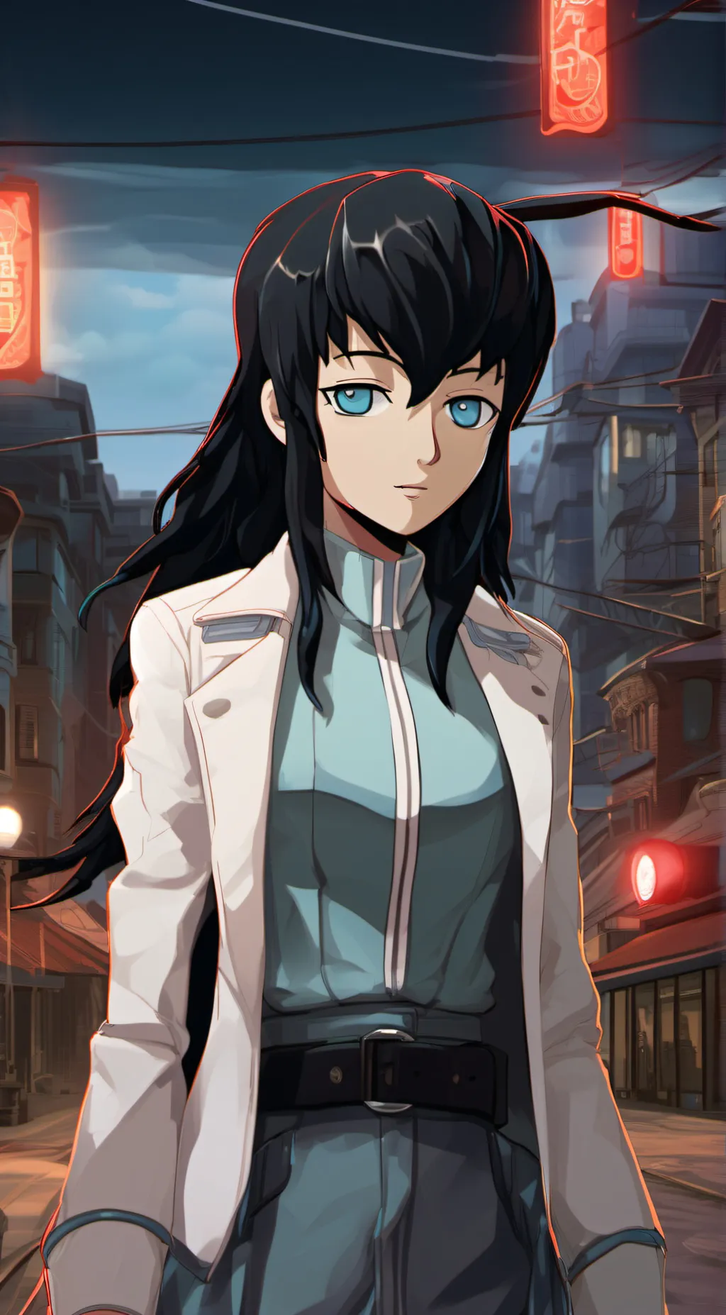 ai character: Muichiro  background