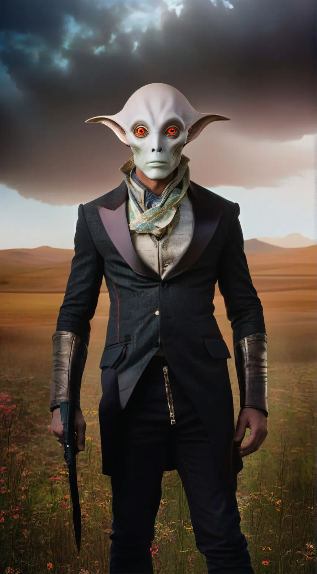 ai character: Luminastra background