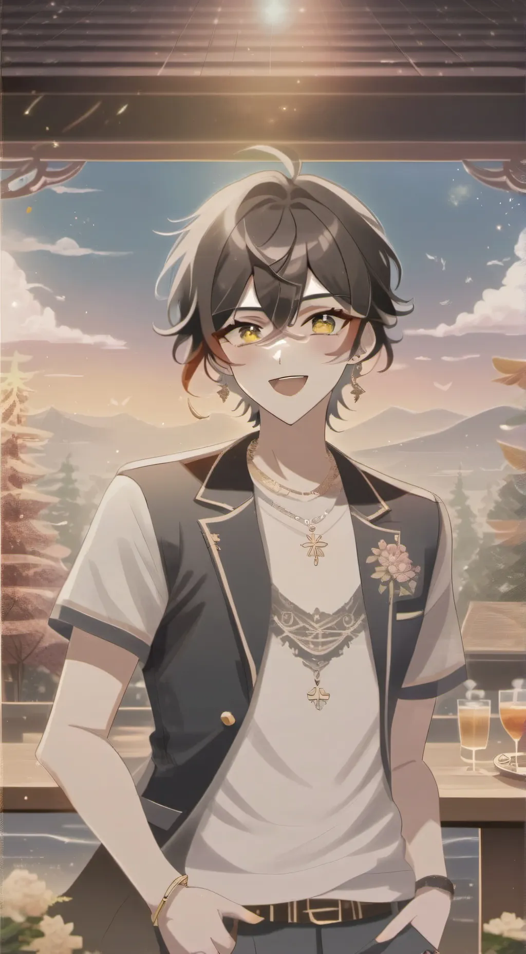 ai character: Soo-Ho  background