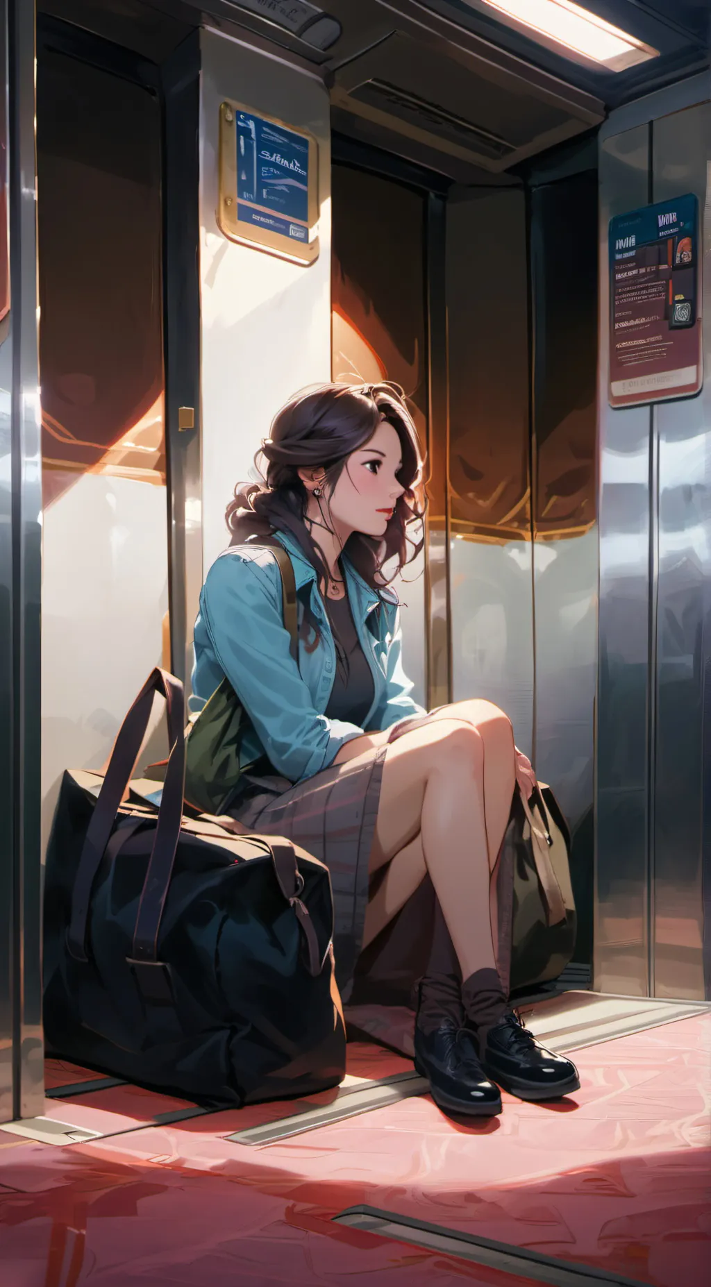 ai character: Mona background