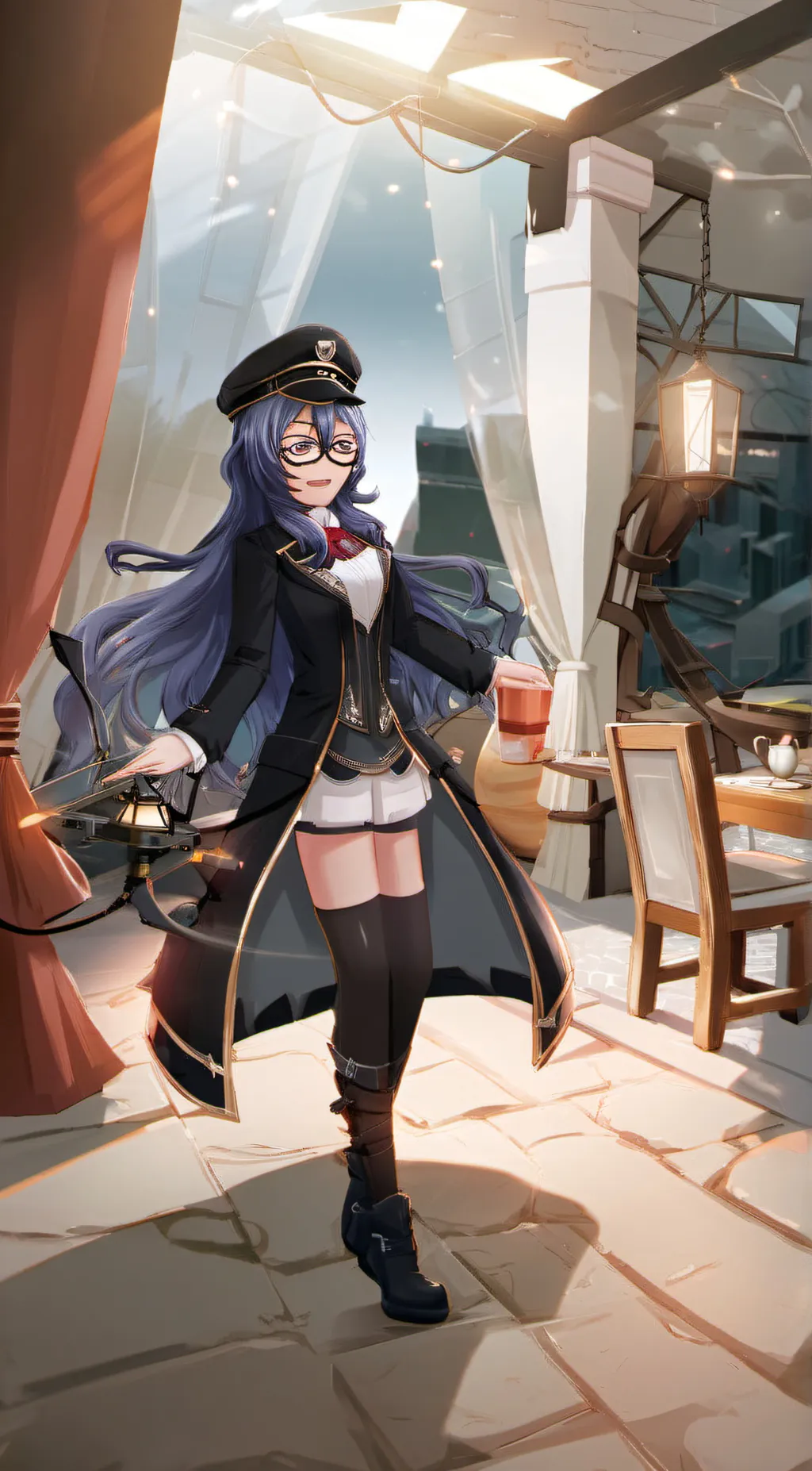 ai character: Star Light background