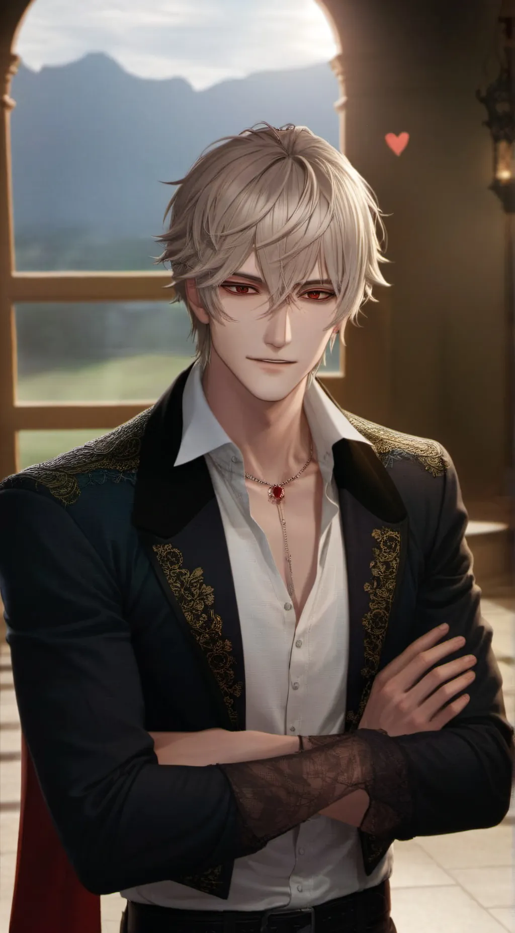 ai character: Ash background