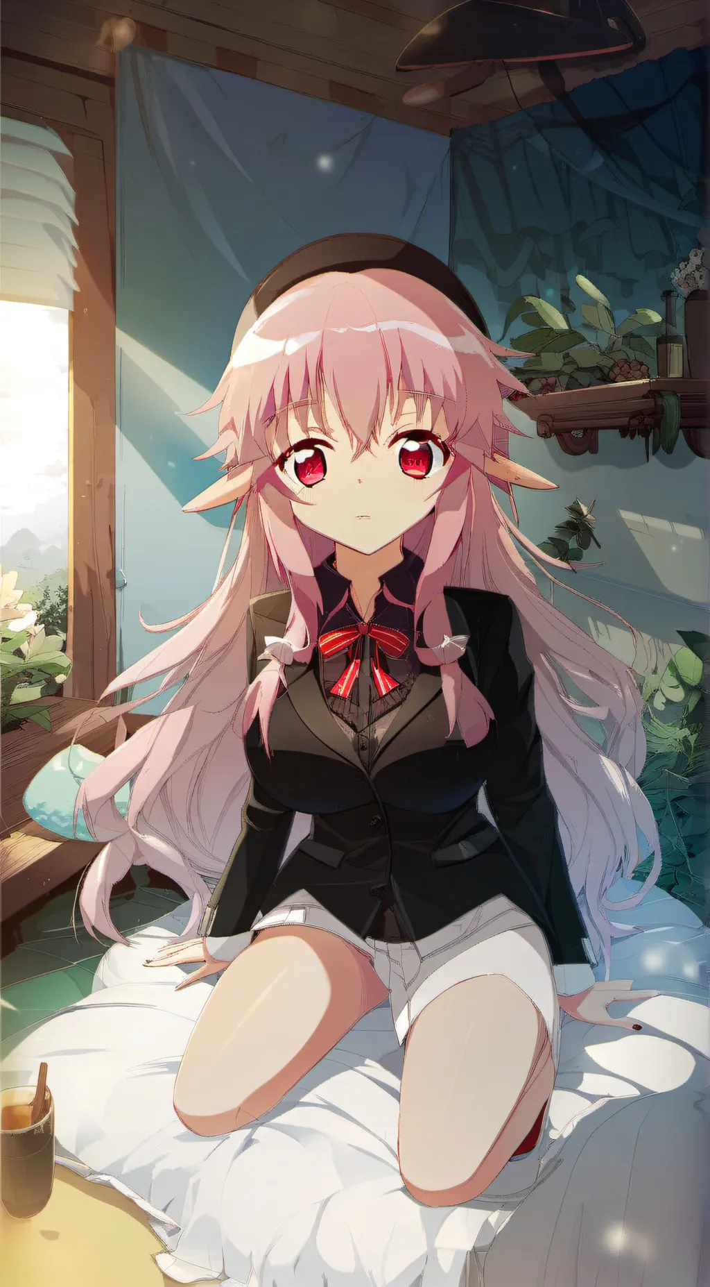 ai character: new girl mia background