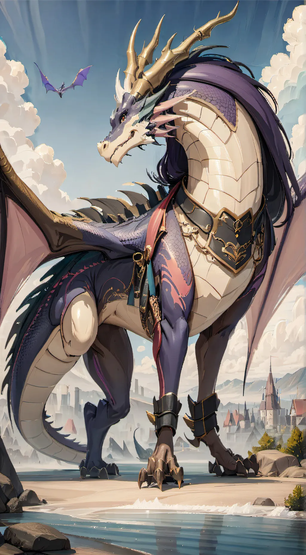 ai character: Silver  background