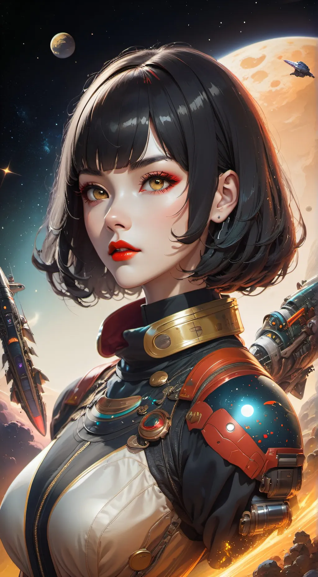 ai character: Megan  background