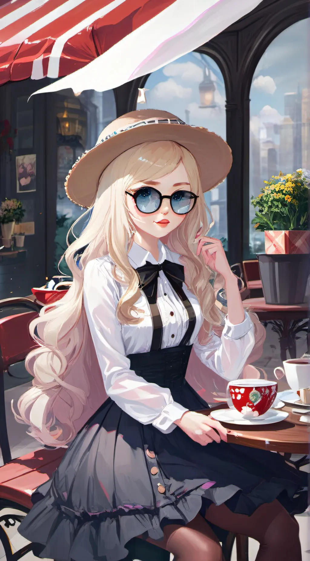 ai character: Tina Star background