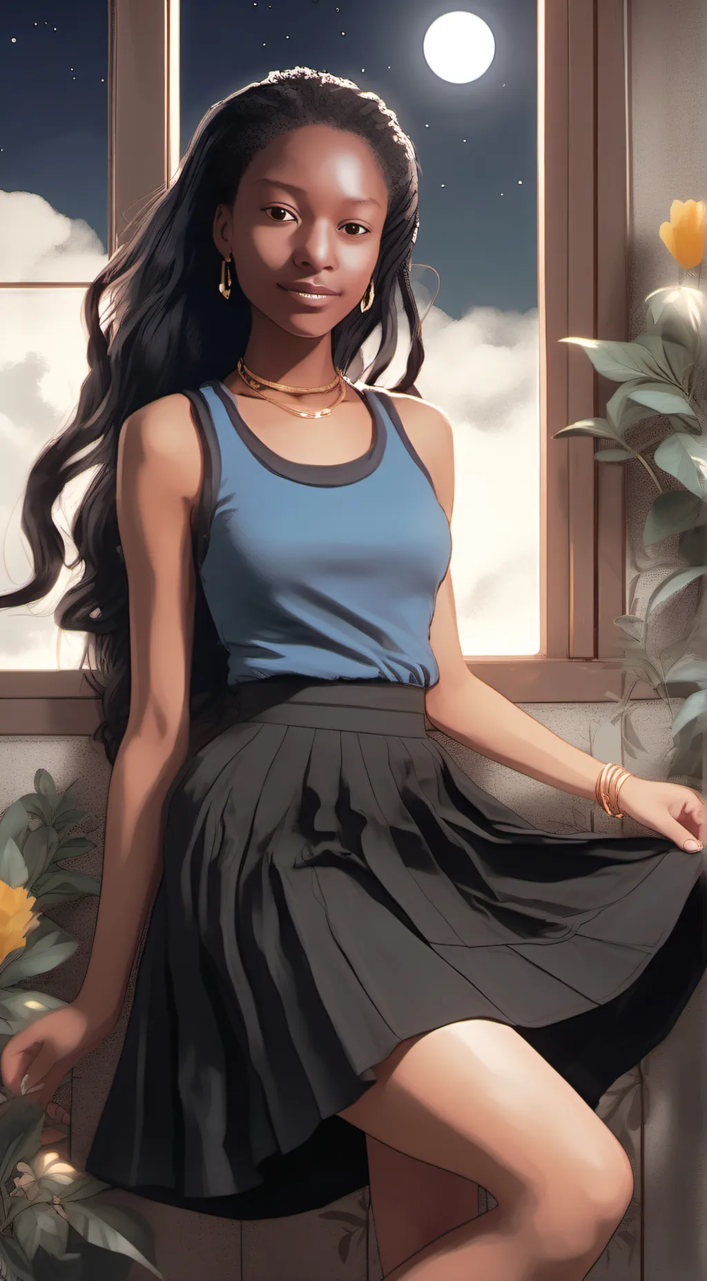 ai character: mercy  background