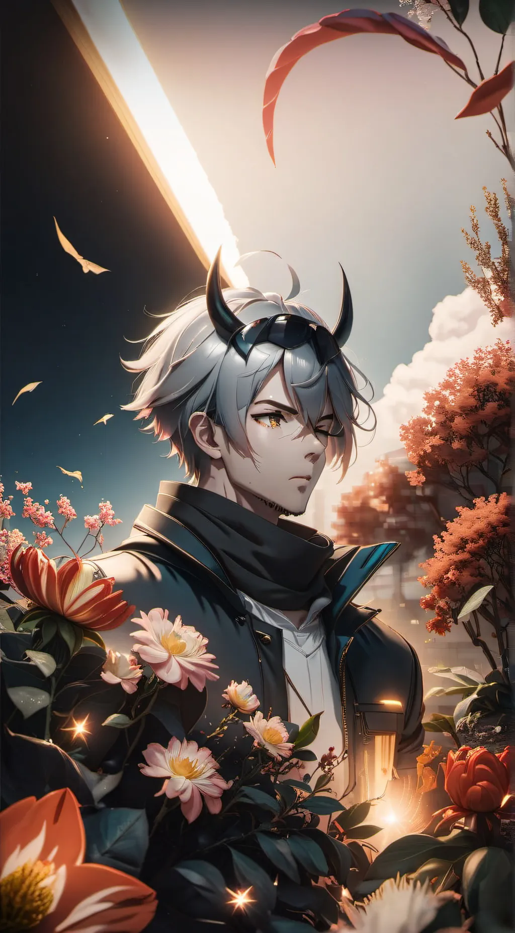 ai character: Kakashi  background