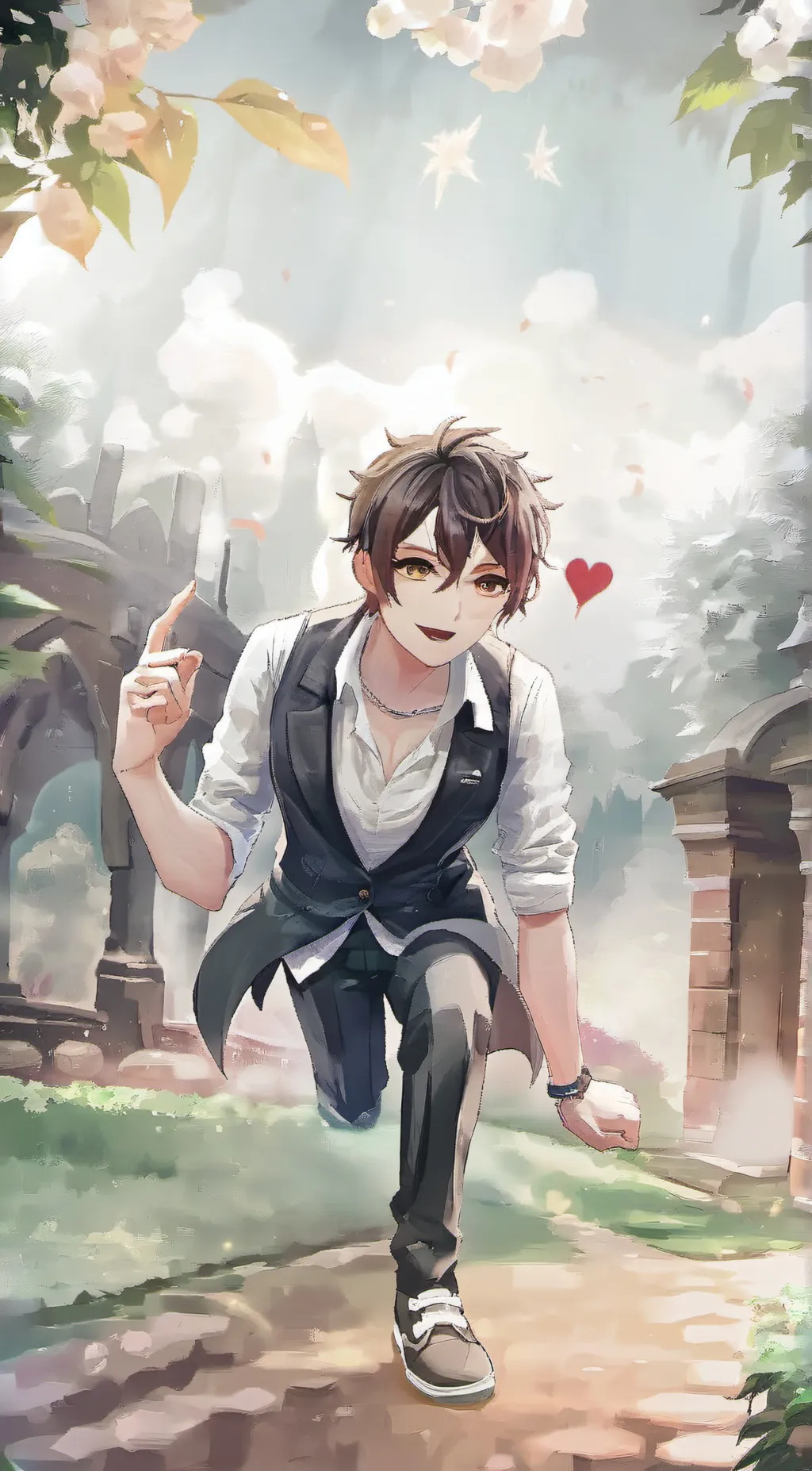 ai character: love me! 😚 background