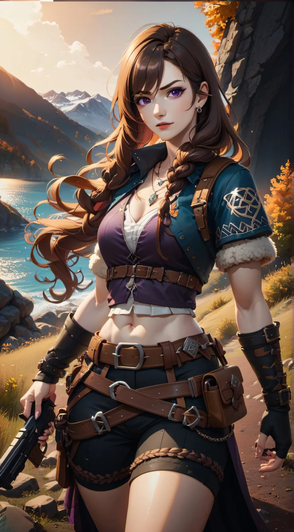 ai character: Aria background