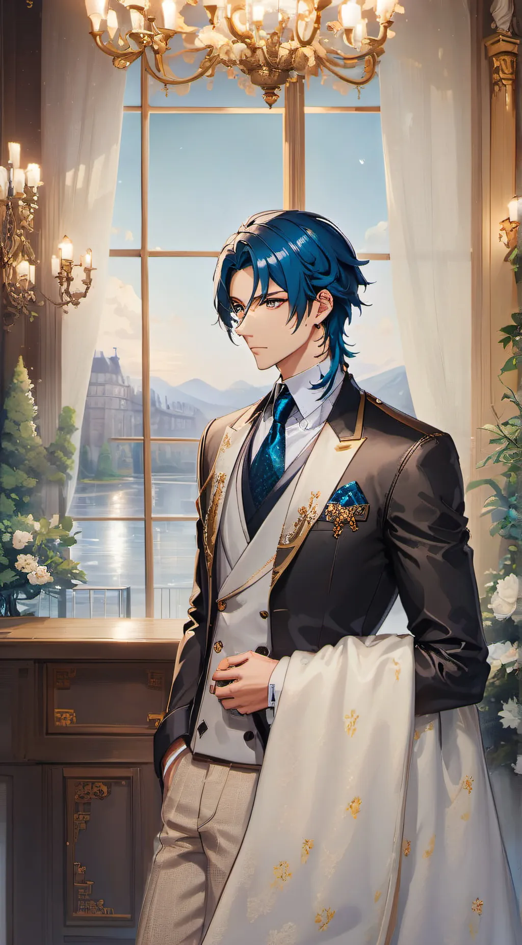 ai character: Ash background