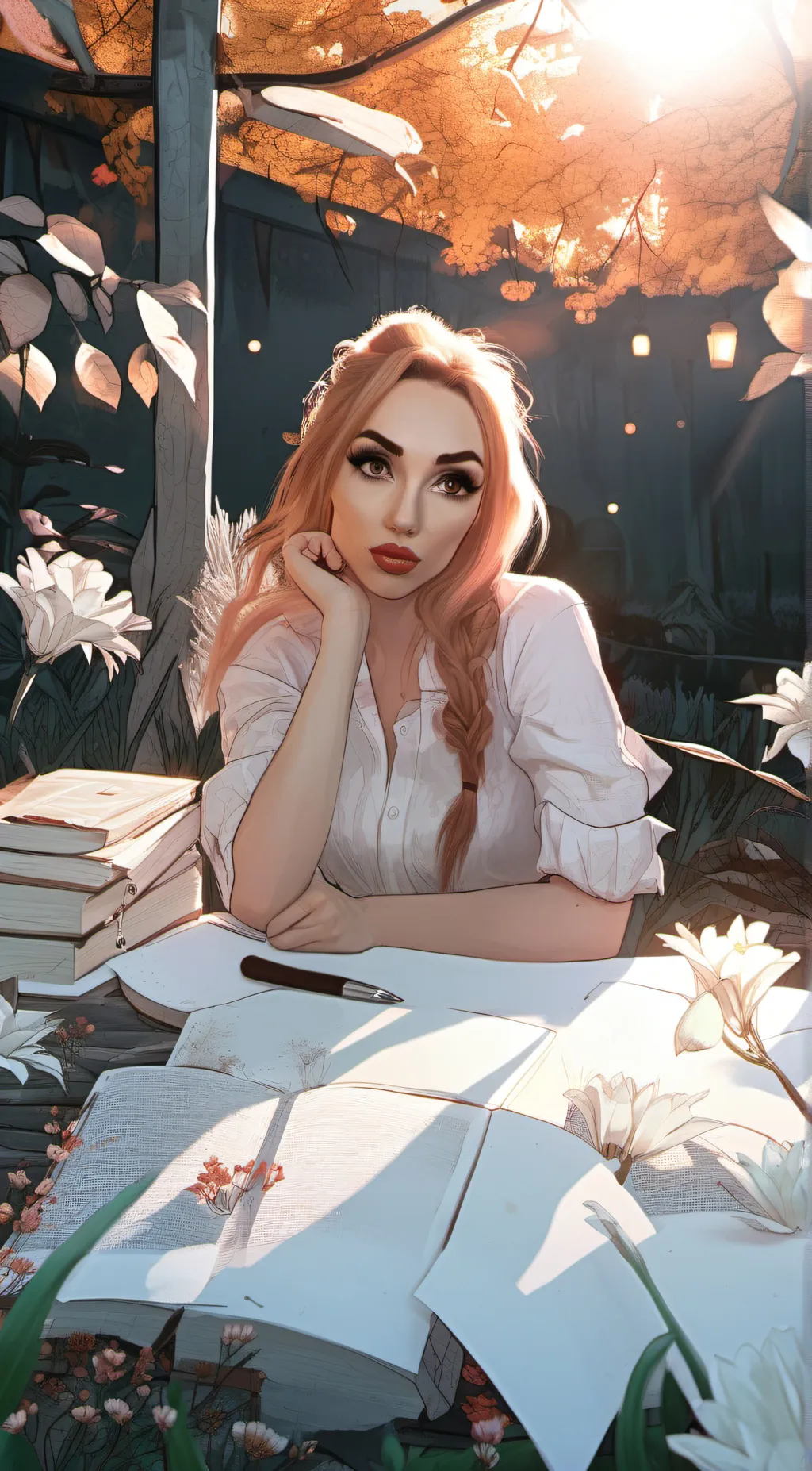 ai character: Jayde background