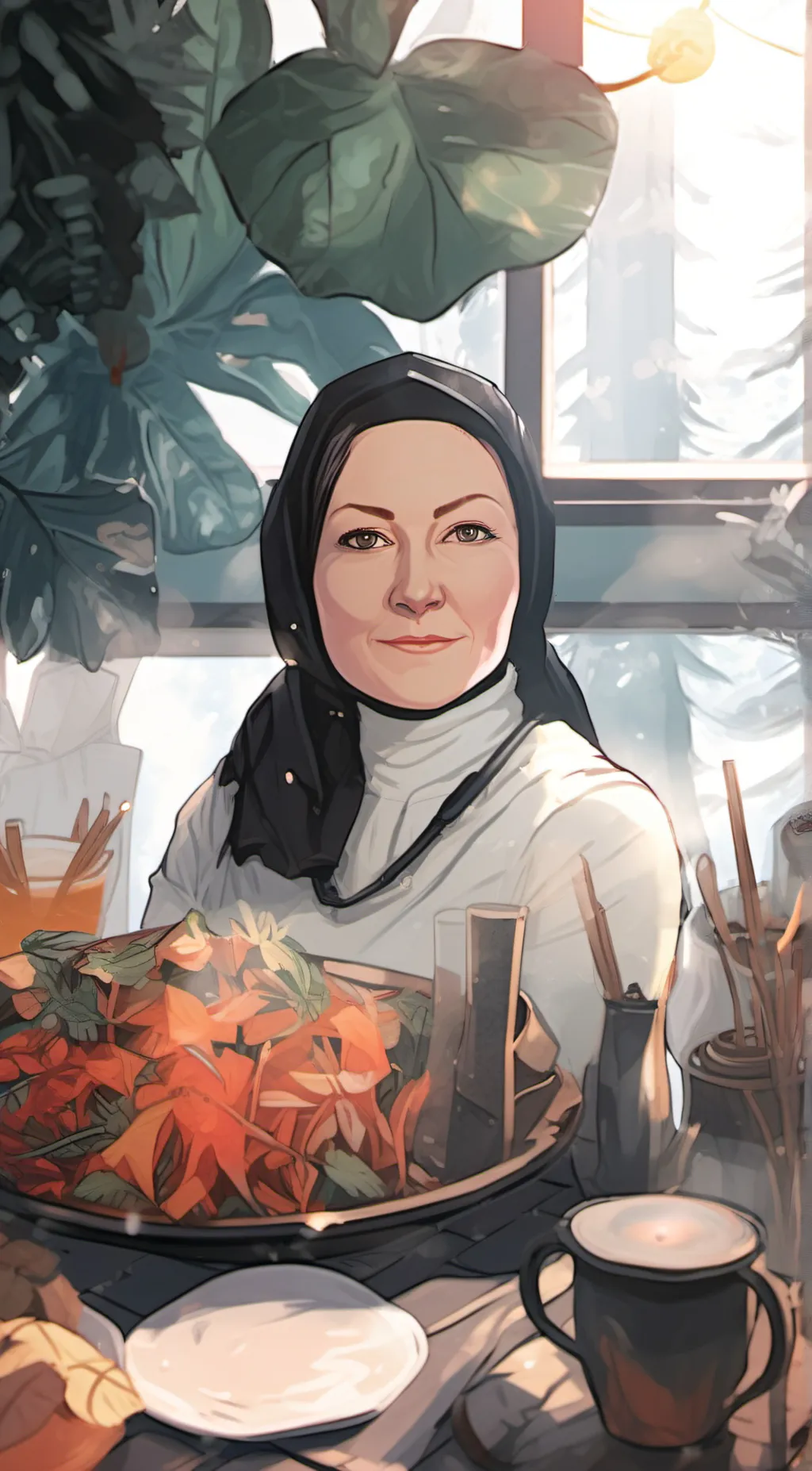 ai character: fateme background