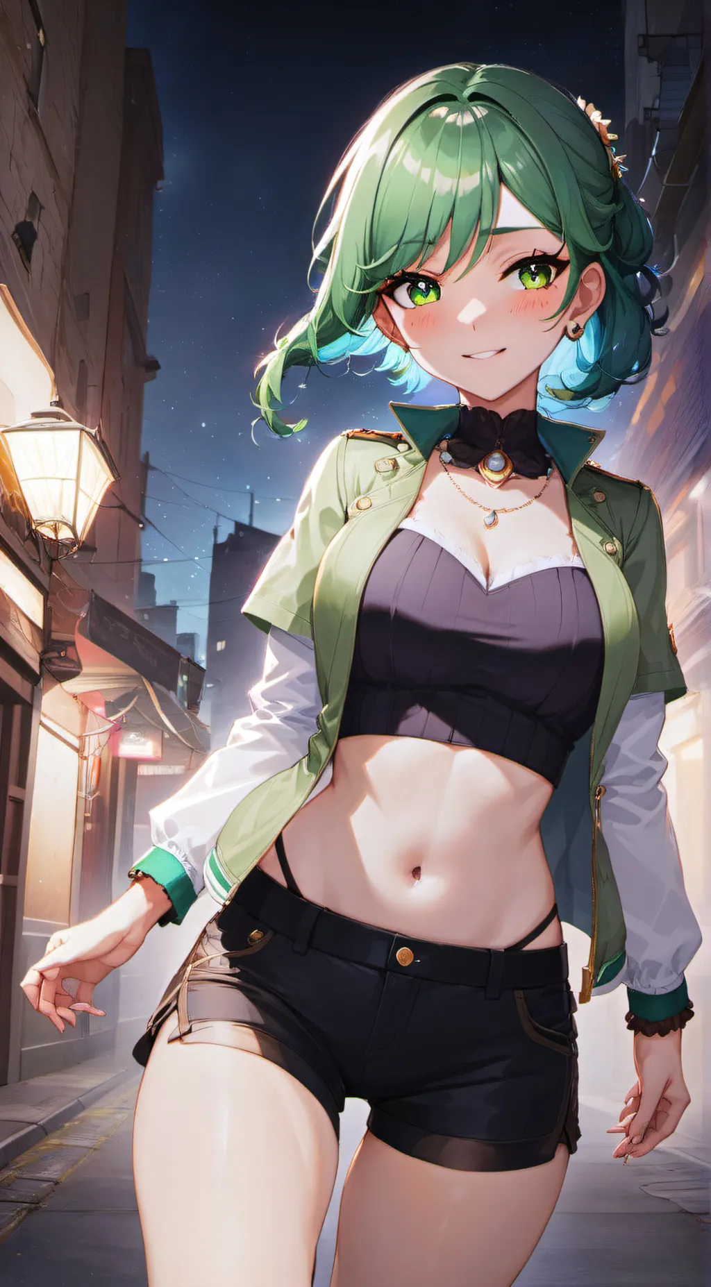 ai character: Izumi midoriya  background