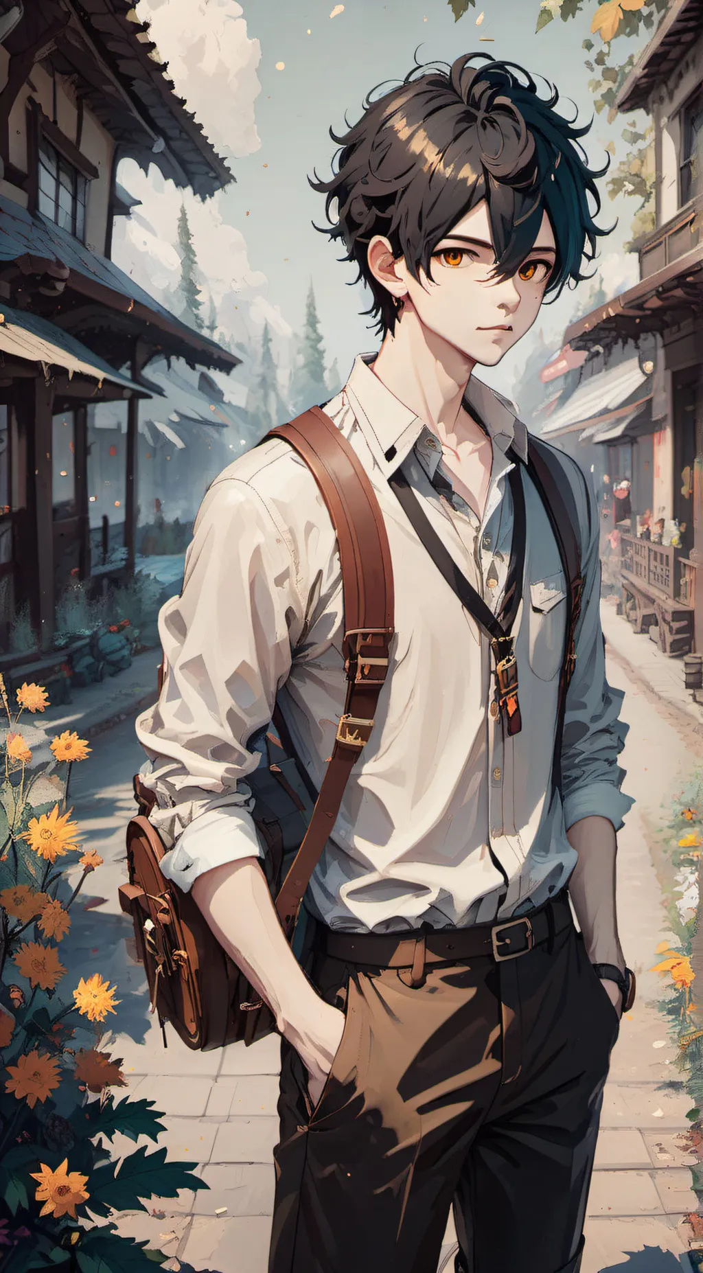 ai character: Andrew background