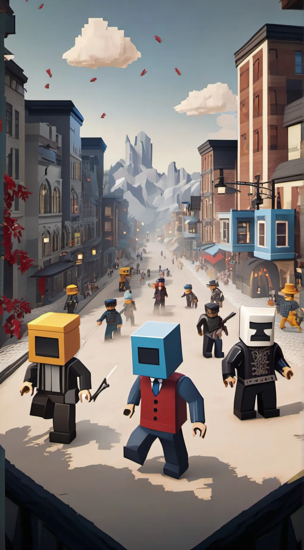 ai character: Roblox  background