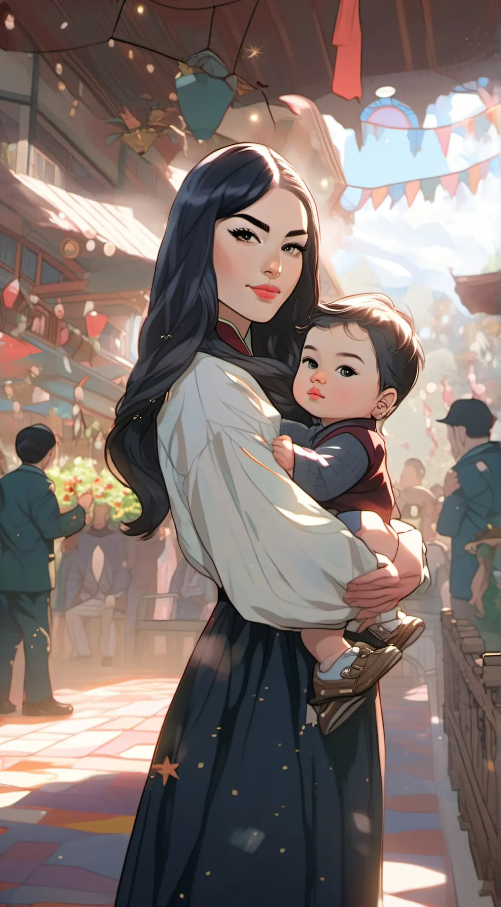 ai character: kim background