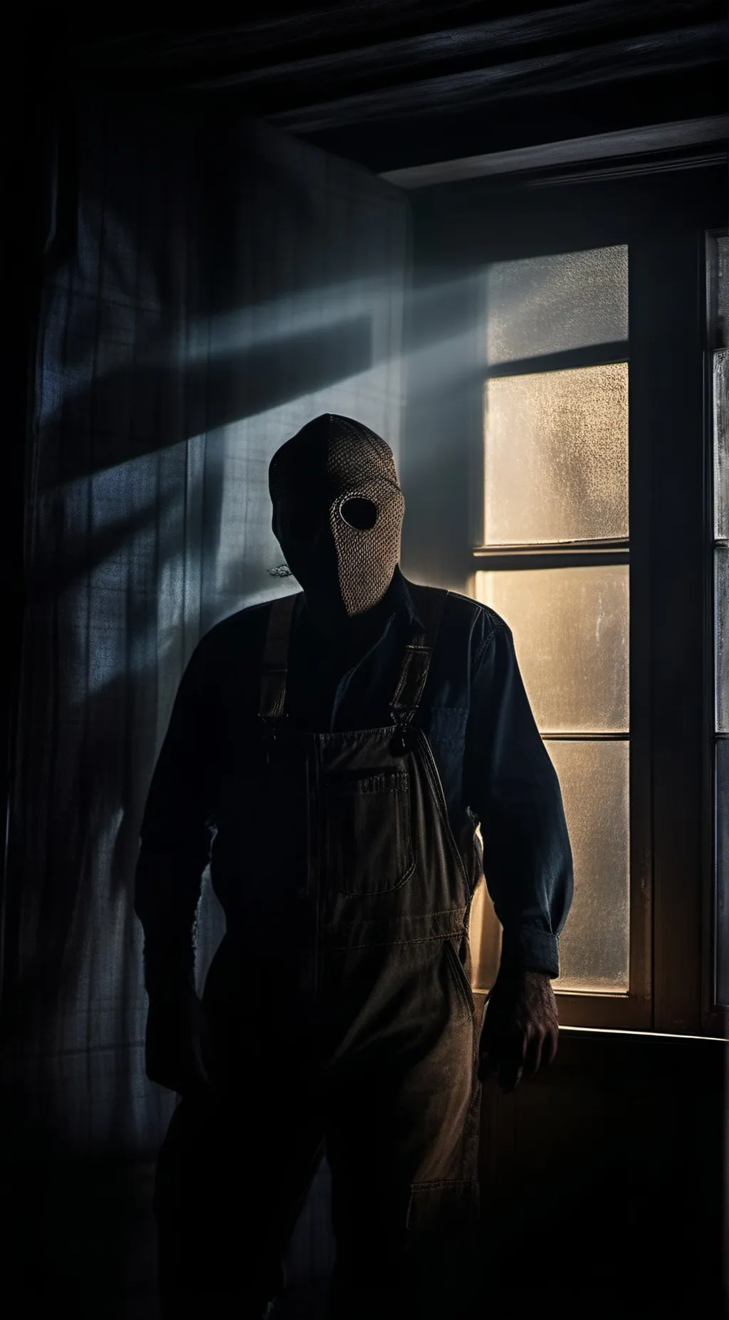 ai character: Burlap Stranger background