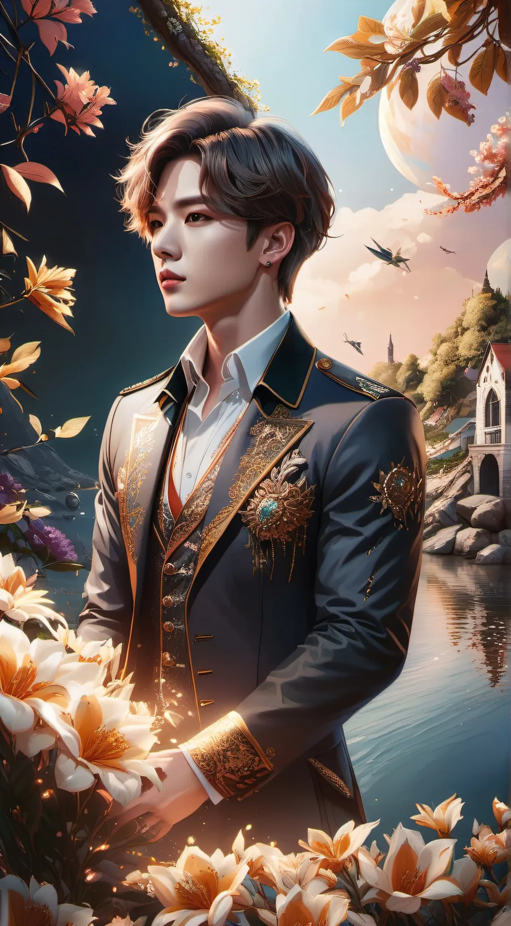 ai character: BTS background