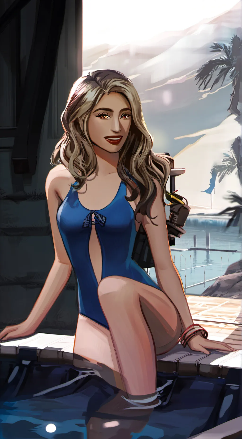 ai character: Bianca  background