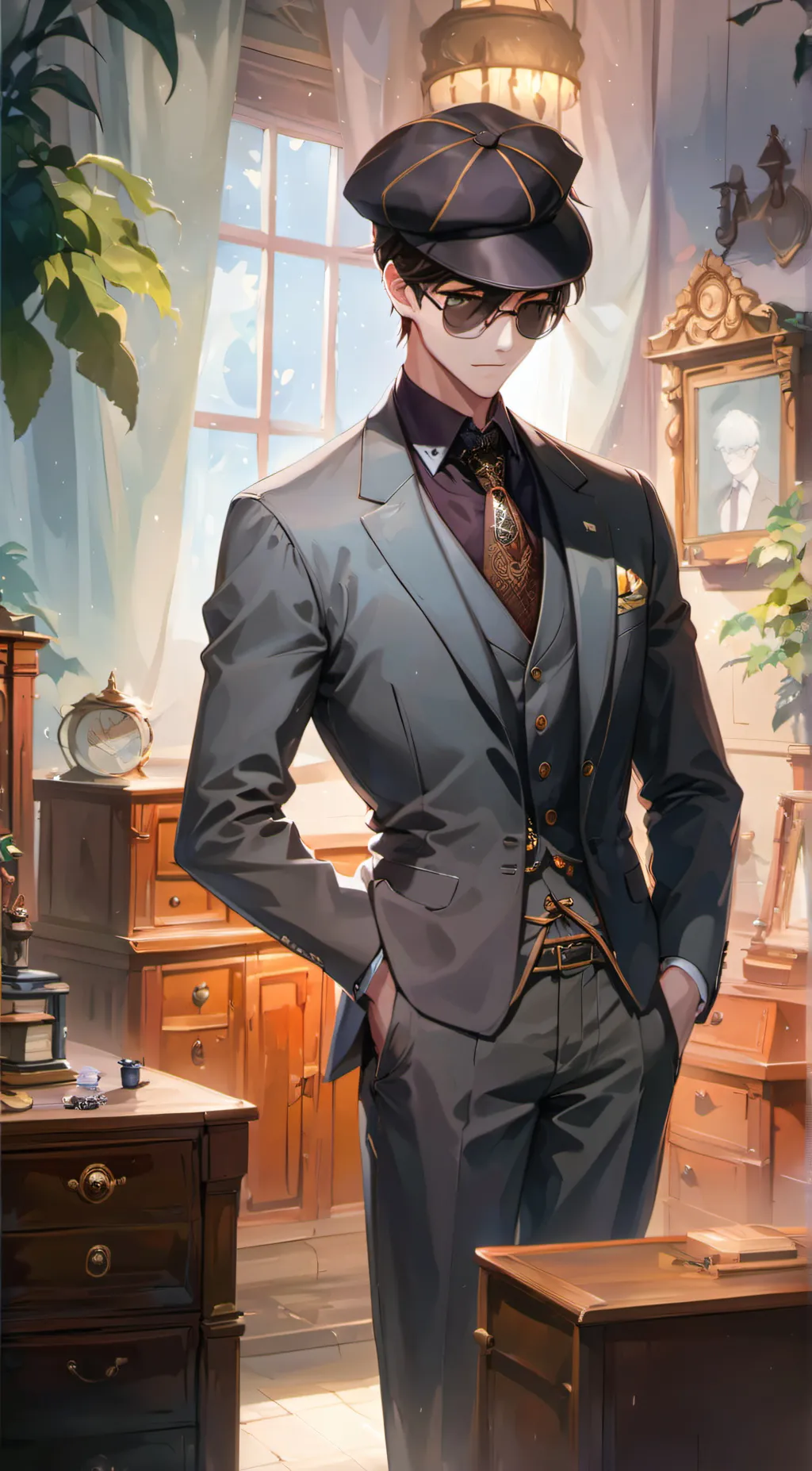 ai character: alan background