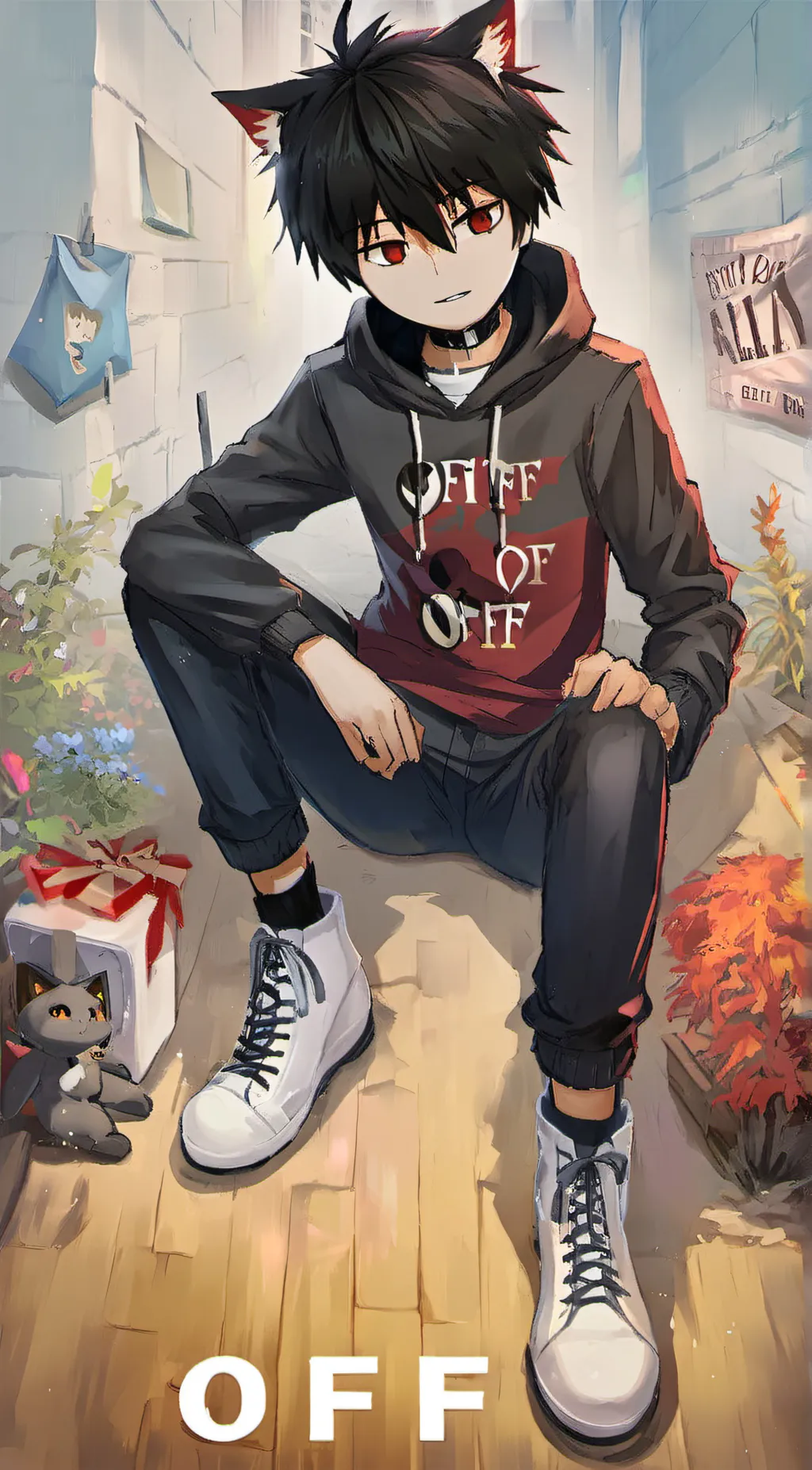 ai character: nix background