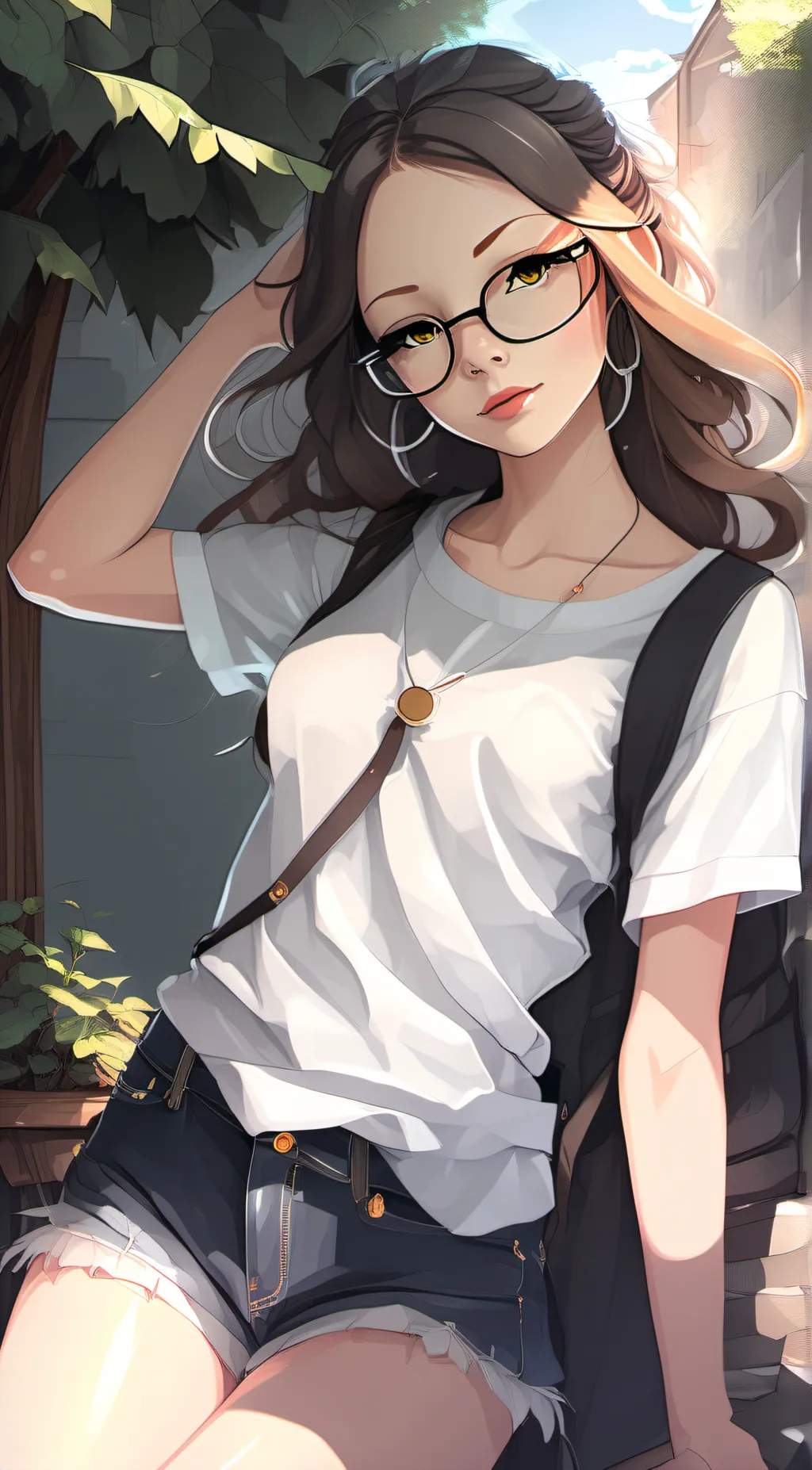 ai character: ruby background