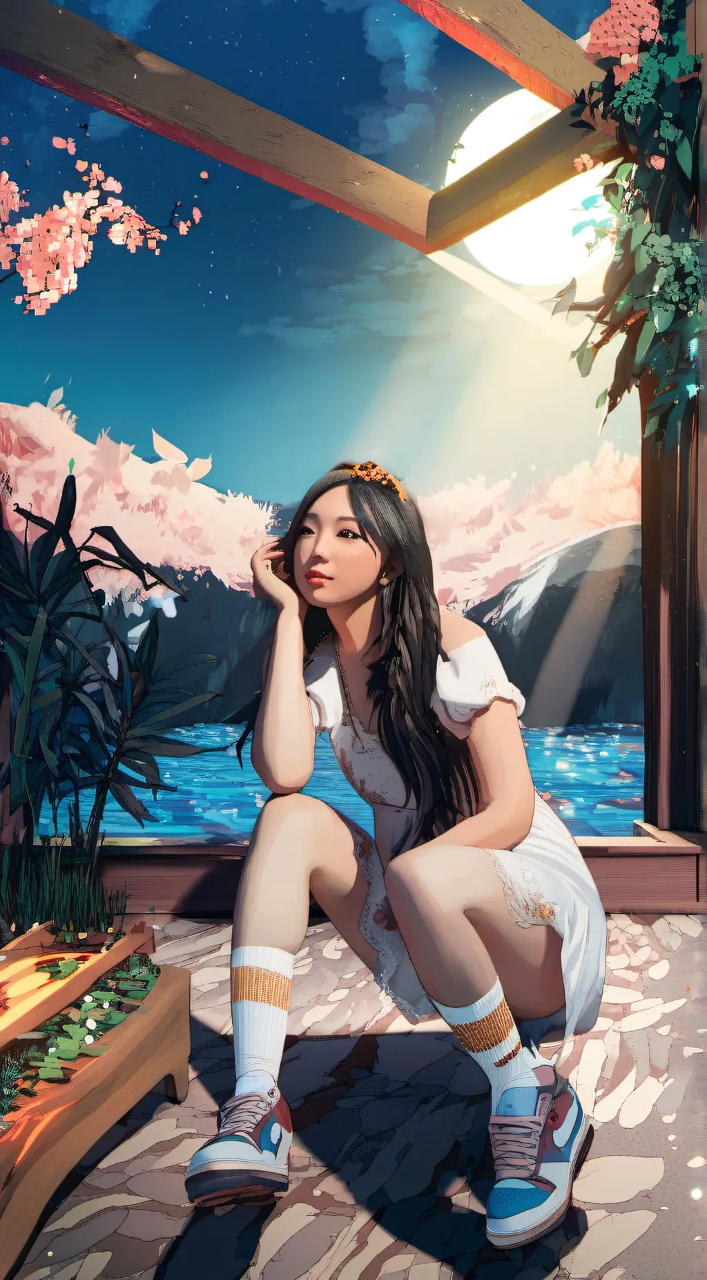 ai character: Aki background