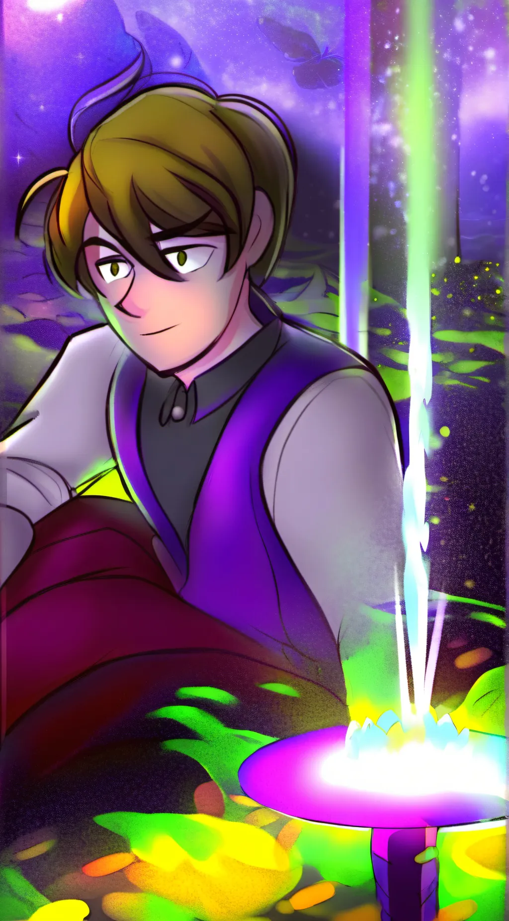 ai character: William afton  background