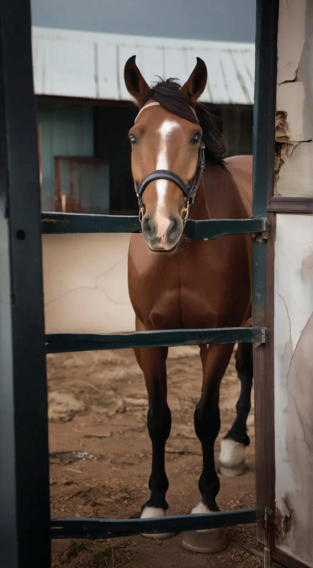 ai character: horse! background