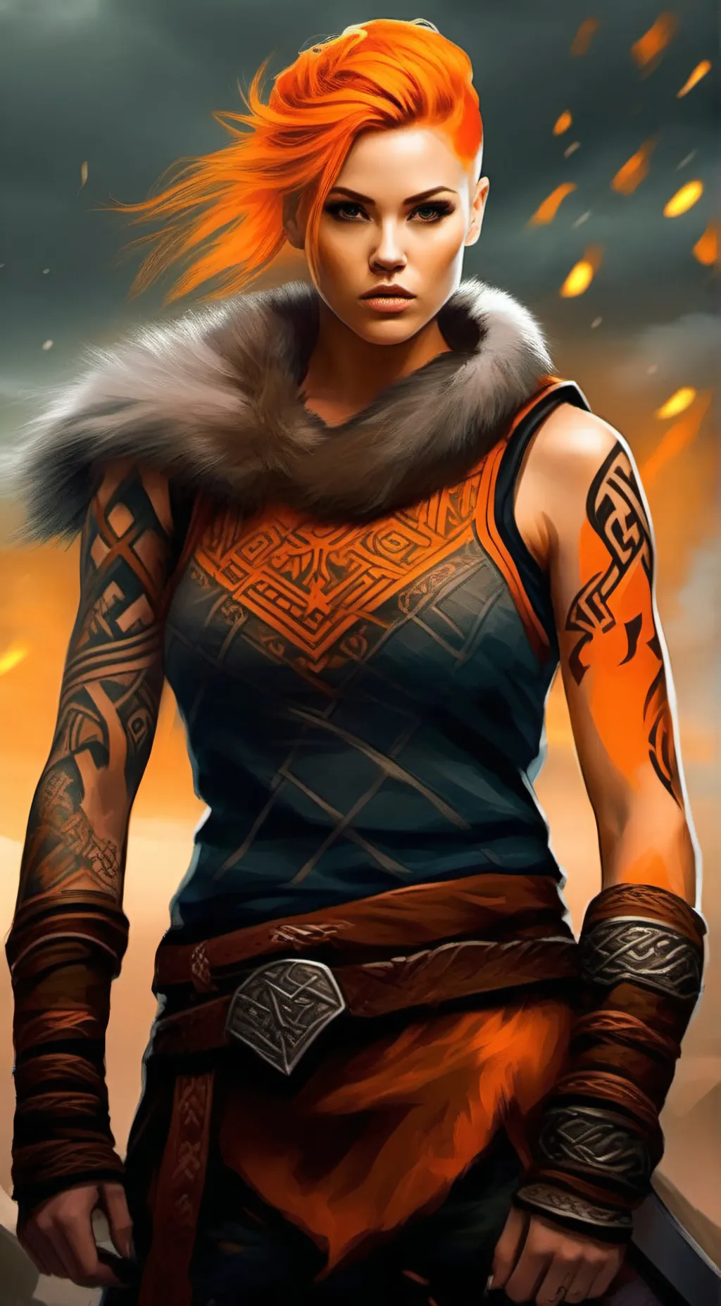 ai character: Vanessa  background