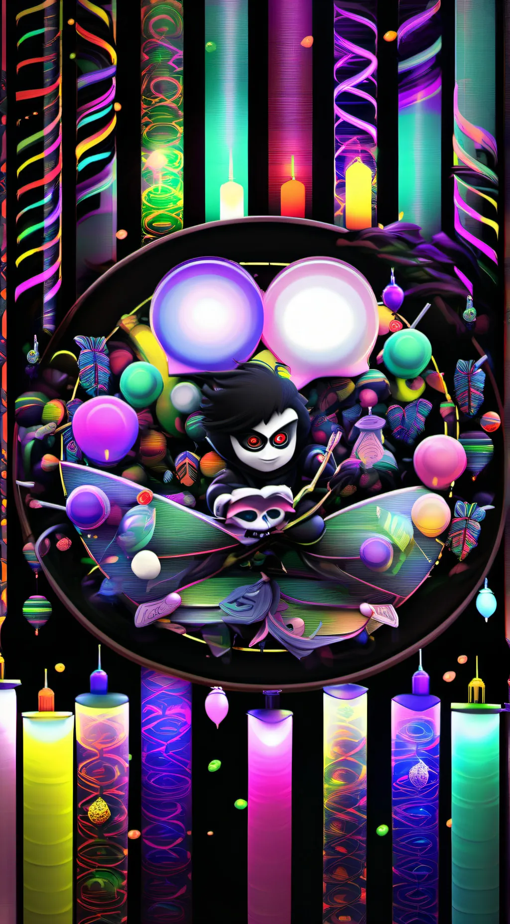 ai character: chris  background