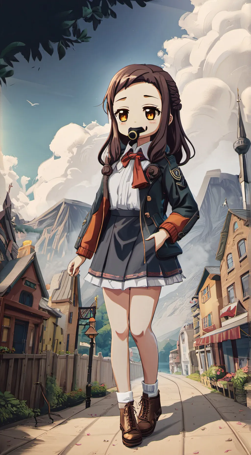 ai character: Lilly background