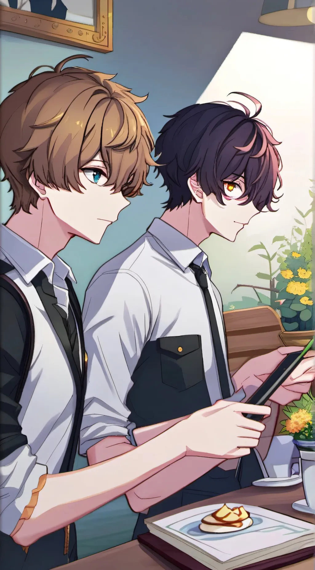 ai character: alex and james background