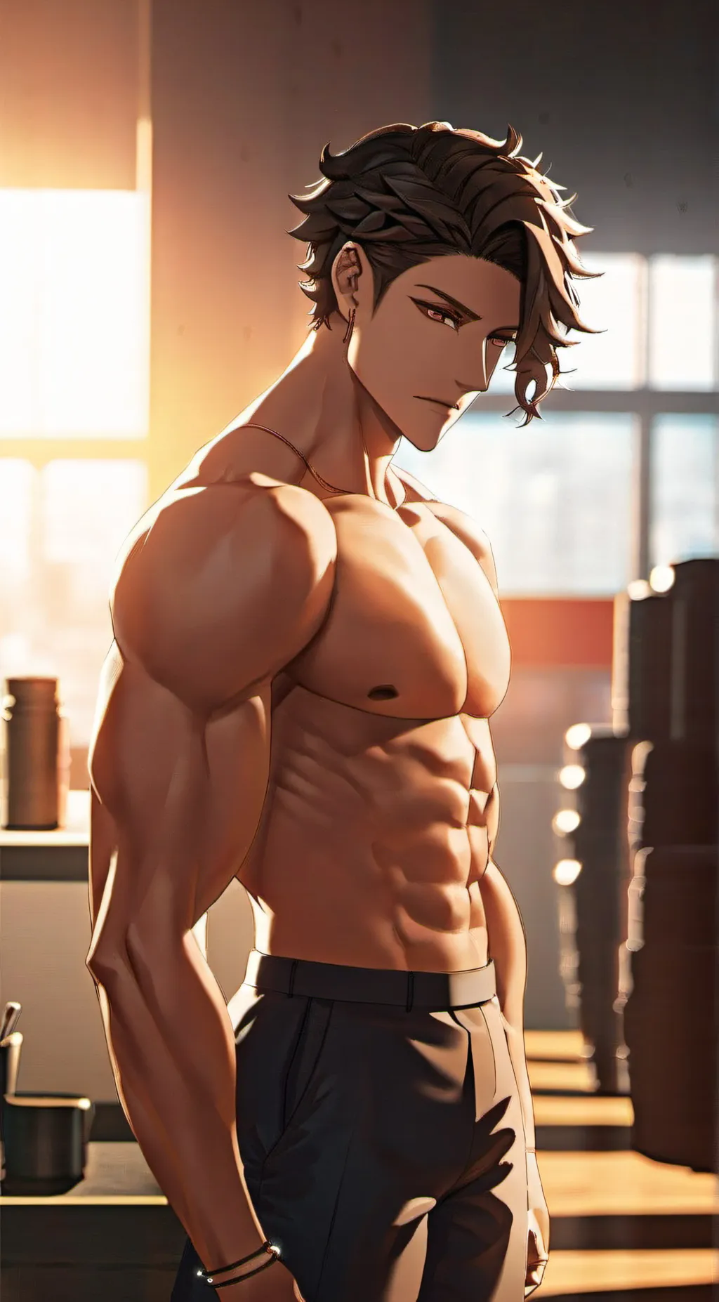 ai character: Mark background