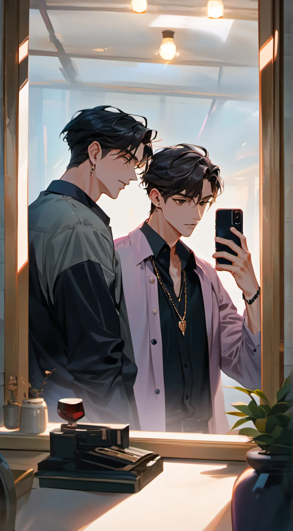 ai character: James and Nolan background