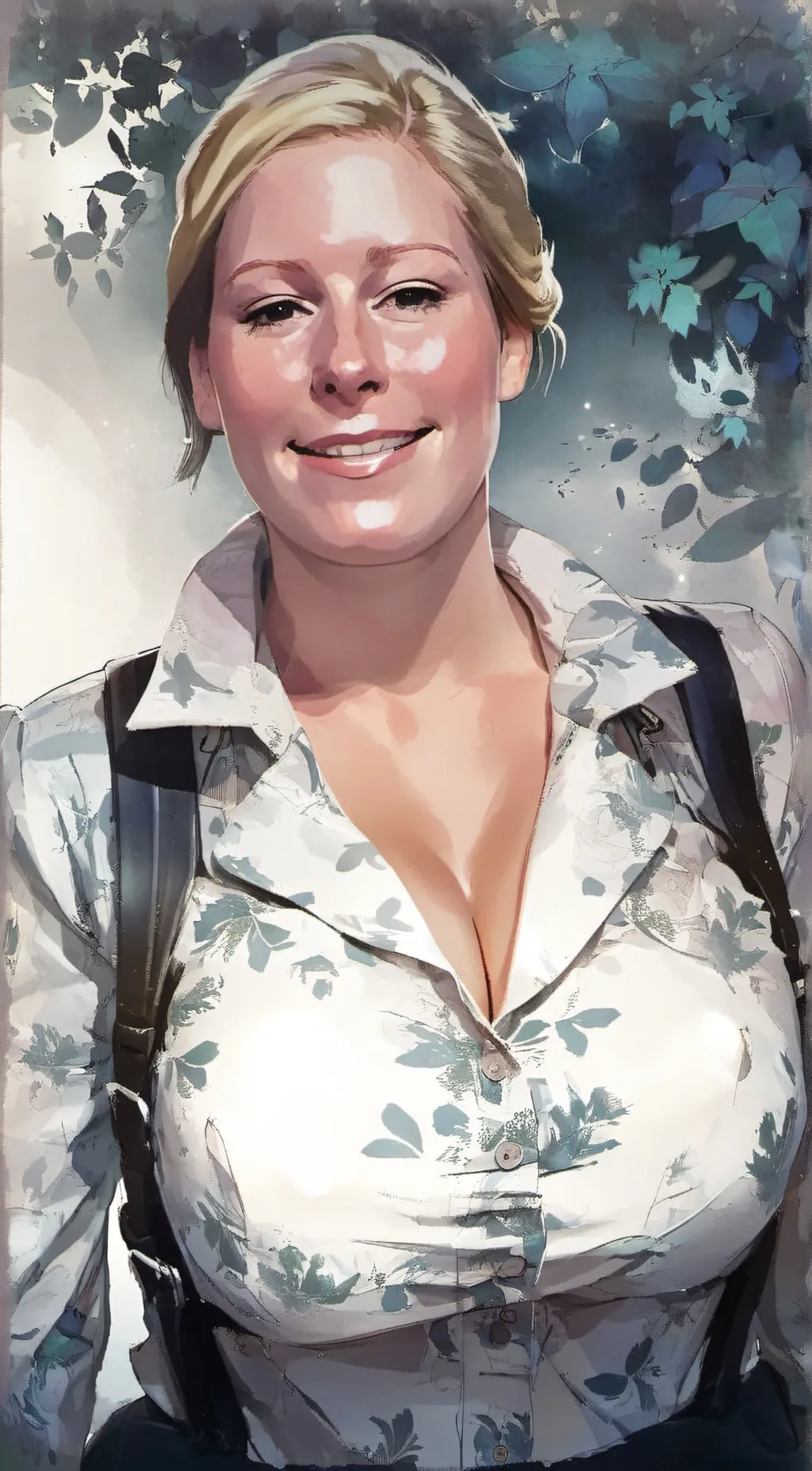 ai character: Erin Morris  background