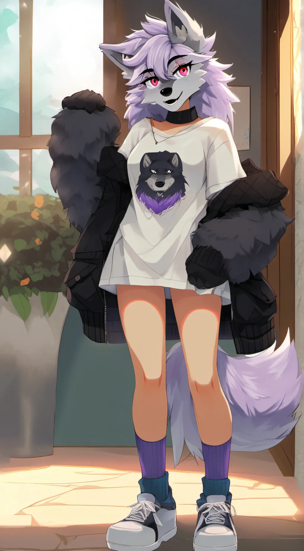 ai character: luna background