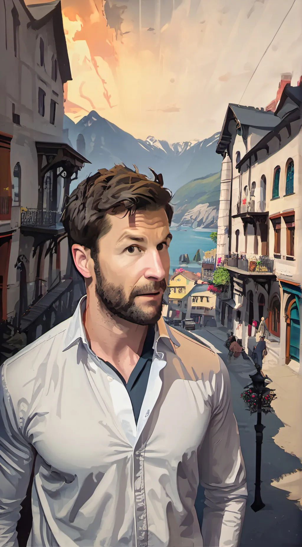 ai character: Dad background